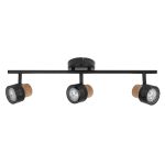 Ledvance LED Decor Foco Cork Acero Negro 10W 690lm - 827 Luz Muy Cálida | Regulable