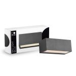 D'Lite Luz De Pared Bello Negro Up & Down 12W 850lm - 830 Luz Cálida| IP54