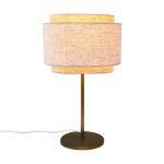 DFTP by Nordlux Takai Lámpara De Mesa Beige | Apta para E27