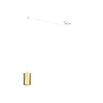 Emibig Colgante De Luz Traker Acero Blanco | Apta para 1x GU10 - Max 10W