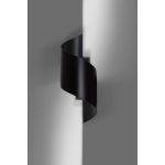 Emibig Luz De Pared Spiner Acero Negro | Apta para 1x G9 - Max 8W