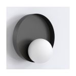 Emibig Luz De Pared Kido Acero Negro | Apta para 1x G9 - Max 8W
