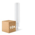 Multipack 10x Ledvance Dulux D/E LED 10W - 840 Blanco Frio | 4-Pines - Reemplazo 26W