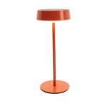Eglo Lámpara De Mesa Simeri Solar Acero Naranja 3W 250lm - 830-860 Ajustable Blanco | IP44 - Regulable al tacto - USB-C