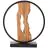 Brilliant Lámpara De Mesa Chaumont Aluminium Metal Madera Negro 6W 850lm - 830 Luz Cálida