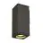 SLV Theo Luz De Pared Aluminium Gris Cuadrado | Al Aire Libre - IP44 - Apta para 1x GU10 