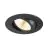 SLV New Tria 68 Foco Aluminium Negro Esférica 8.3W 750lm 38D - 930 Luz Cálida | Recorte 68mm -  Mejor Reproducción De Color - Regulable 
