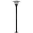Nordlux Lønstrup 32 Lámpara de pedestal Metal y Vidrio Negro | 320mm - IP44 - Apta para E27