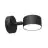 Emibig Luz De Pared Sora Acero Negro | Apta para 1x GX53 - Max 12W