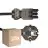 Multipack 25x Noxion GST-Compatible Cable de alimentación - Hembra + Schuko Europlug - Negro 5m - 3 pole 0.75mm2