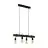 Eglo Colgante De Luz Townshend Acero Madera Negro | IP20 - Apta para 4x E27 