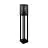 Eglo Lámpara de pedestal Alamonte 3 Al Aire Libre Acero Negro | Apta para E27