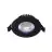 Noxion LED Ajustable Slim Foco Negro Esférica 5W 550lm 60D - 940 Blanco Frio | 85mm - IP54 - Regulable - Mejor Reproducción De Color