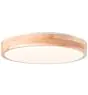 Brilliant Slimline Luz de techo Metal Madera Plástico Blanco 22W 2400lm - 830 Luz Cálida | 345mm