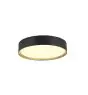 SLV Decona Pared y Luz de techo Aluminium Negro Esférica 18W 1560lm - 930 Luz Cálida | IP44 - Mejor Reproducción De Color - Regulable 