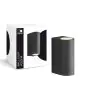 D'Lite Luz De Pared Vossem Negro Up & Down| IP54 - Apta Para 2x GU10
