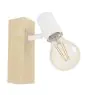 Eglo Luz De Pared Townshend 3 Madera Acero Blanco | IP20 - Apta para 1x E27