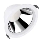 Ledvance Downlight LED Comfort Aluminium Blanco 18W 2160lm 55D - 930-940 CCT | 160mm - Recorte 150mm - IP44 - Mejor Reproducción De Color - UGR