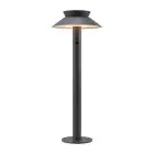 Nordlux Solar Lámpara de pedestal Justina Metal Antracita 5W 400lm - 830 Luz Cálida | Sensor de Movimiento y Luz