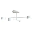 Emibig Luz de techo Halo Acero Blanco | Apta para 4x GX53 - Max 8W