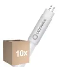 Multipack 10x Ledvance Tubo LED T5 HF P Electronic (HF) High Efficiency 7W 1000lm - 830 Luz Cálida | 55cm - Reemplazo 14W