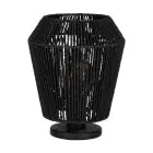 Eglo Lámpara De Mesa Persley Acero Negro | IP20 - Apta para 1x E27 