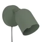 Eglo Luz De Pared Tilston Acero Verde | Apta para E14